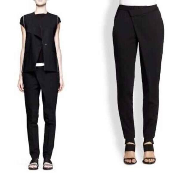 Helmut Lang Black Crossover Origami Radar Pants - Picture 1 of 13